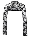 Le boléro gothique en dentelle noire est confortable à porter et constitue la touche finale des robes sans manches, des robes à bretelles spaghetti, des débardeurs, des costumes d'Halloween, des costumes de sorcière, des tenues gothiques et bien d'autres choses encore