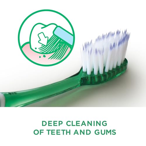 GUM PRO Soft Manual Toothbrush | Tapered bristles | Non-Slip Ergonomic Handle | Compact Head | 1 Piece | 4 x 1 Pieces (with 1 Bonus Sample) - Image 3