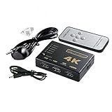 Multibao 5 In 1 Out HDMI Switch with Remote - 4K 3D 1080P Plug & Play HDMI Switcher for PS4, Xbox, DVD Player, HDTV, Computer, Laptop, Projector - Image 7