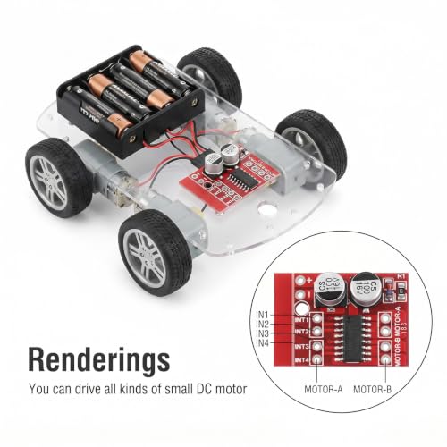4 Pcs L298N Dual H-Bridge DC Motor Driver Controller Board Motor Driver Board for Intelligent Car, Electric Projects, Robot - Image 5