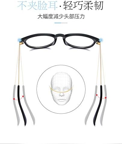 Miniatura 5 de Kursan Lentes falsos de lente transparente sin receta para mujeres y hombres, lentes redondos retro con marco de metal