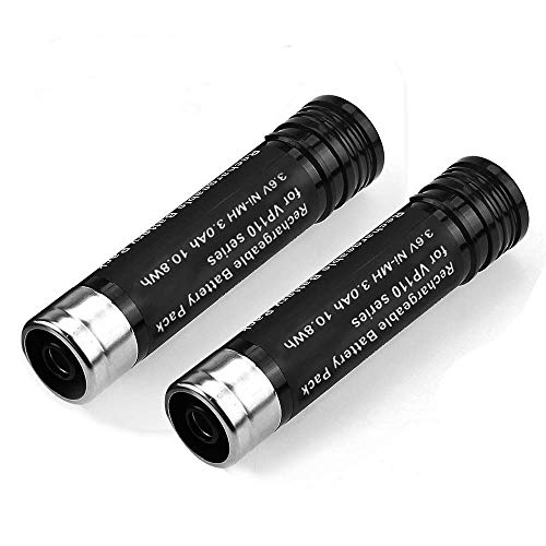 2Packs 3.6 Volt 3000mAh Ni-MH Replacement for Black and Decker 3.6V Battery Versapak