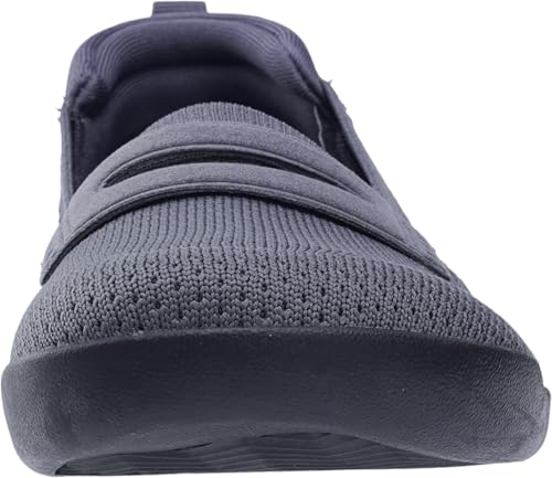 Image of WHITIN Women's Wide Toe Box Loafers Slip On Flats W607 | Roomy Forefoot Comfort, Effortless Wear, Balanced Foot Alignment, Breathable Knit Upper, Natural Walking Feel