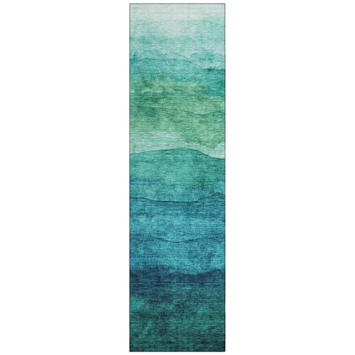 Tapete Addison Rugs Chantille ACN1699 Teal 2'3" x 7'6" miniatura 3