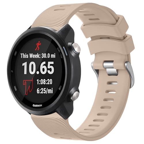 �o���h���pGarmin Vivoactive5/Vivoactive3/ Venu 2 plus/Venu Sq 2/Venu Sq/vivomove Sport/Garmin Forerunner 245 Music �Ή������o���h,20mm�V���R���� 