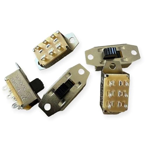 Interruptor de palanca SS-22G08 2P2T de 2 posiciones y 6 pines para secador 3
