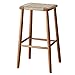WMQ Tabouret de Bar Minimalist Home Rope Tabouret de Bar en Bois de Cerisier tissé Tabouret Haut en rotin tissé, Chaise de Salle à Manger Tabouret Haut Tabouret de Restaurant Tabouret de Bar