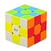 AMGRBCUBO QiYi 3x3 Speed Cube Stickerless 56mm Smooth 3x3x3 Magic Cube for Beginner- Warrior S