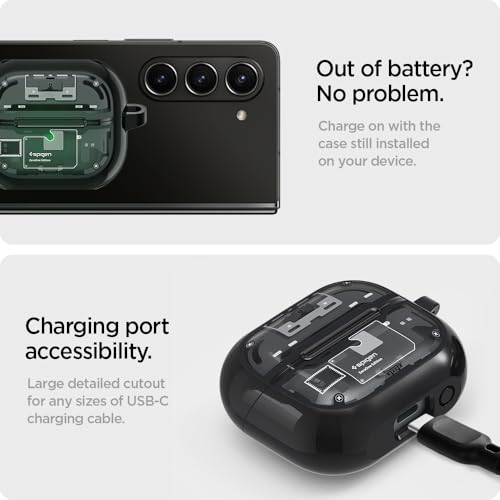 Spigen Galaxy Buds3 Pro Case, Carabiner, Shock Proof ZeroOne - Image 8