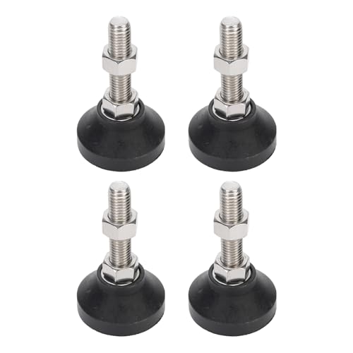 4 Piezas Muebles Nivelando Soporte de Nylon Soportes Monturas de Hilo Redondo para el Tablero de Trabajo, Niveladores de Mesa