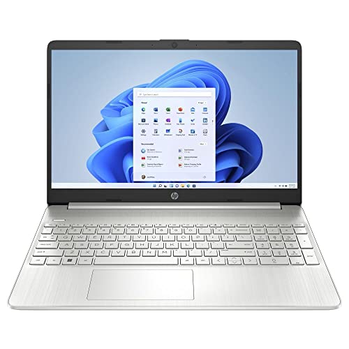 HP 15s Laptop 12th Gen Intel Core i5-1235U, 8GB DDR4, 512GB SSD, (Win 11, Office 21, Silver, 15.6-inch FHD, Intel UHD Graphics, HD Camera, Backlit KB, 1.69kg) fq5111TU/fy5008tu