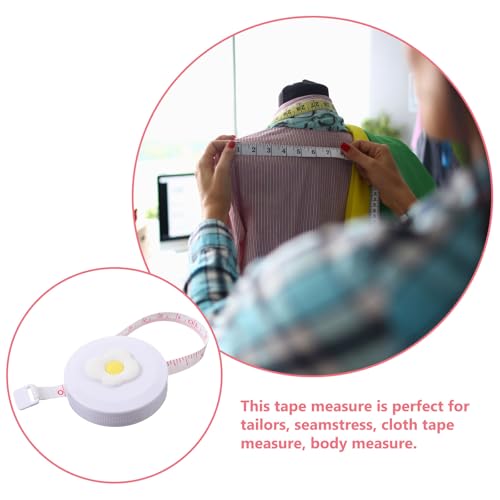Cinta métrica retráctil automática flexible 2pcs miniatura 3