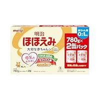 Amazon.co.jp: 明治ほほえみ 780g ×2缶 粉末 [0ヵ月~1歳頃の粉ミルク