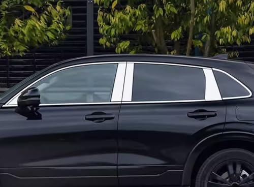 KELEIMAI Car Accessories Fit for Honda New HR-V HRV 2023 2024 2025 2026 Exterior Window Middle Pillar Post Molding Trim (Chrome) 8PCS Stainless Steel