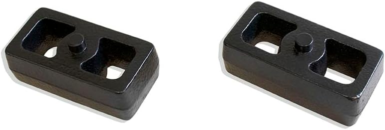 MAX TRAC SUSPENSION'S Part# 810015 is A Pair of 1.5" Lift Blocks CAST from Steel & Coated W/A Black Finish