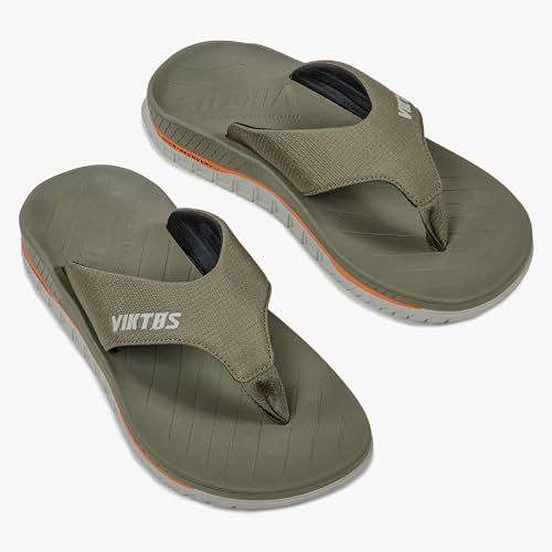 Image of VIKTOS Men's Ruck Recovery XC Sandals | Lightweight Casual Outdoor Flip Flops with Thermoformable EVA Footbed