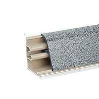 DQ-PP 3m WINKELLEISTE – Nuss dunkel – 23 x 23mm – PVC – GRATIS Schrauben – Küchenleiste