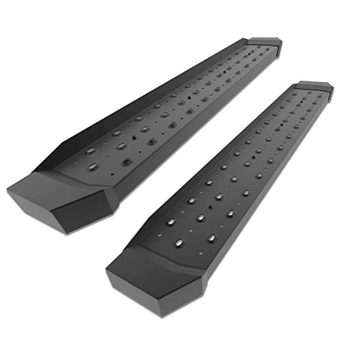 TAC 6.5” Running Boards Fit 2019-2022 Ford Ranger Super Cab Truck Pickup Utility Black Rattler Steel Running Boards Side Steps Nerf Bars Step Rail Rocker Panel Off Road Accessories