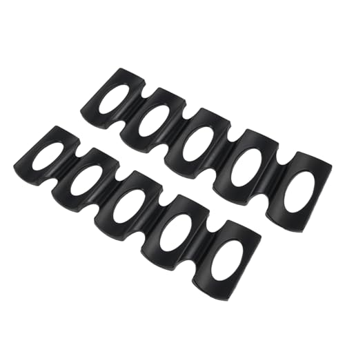 iplusmile 2 Piezas Unidades Tapetes de Silicona Antideslizantes para Frigorífico Soporte Bebidas Resistente Altas y Temperaturas Organizador Botellas Nevera