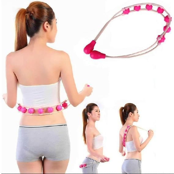 Body Muscle Rope 7 Wheel Back Massage Roller Massage Used for Soothing Back and Waist Roller Tool Rope Manual Masage Belt Roller Rope Muscle Roller Tool Body Muscle Rope 7 Wheel Back Massage Roller Massage Used for Soothing Back and Waist Roller Tool Rope Manual Masage Belt Roller Rope Muscle Roller Tool