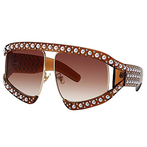 WOWSUN Oversized Sunglasses for Women Fashion Vintage Big Shades for Women