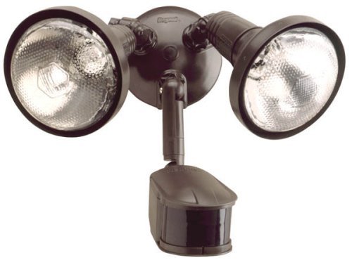 CooperLighting MS245R 240 Degree 300W PAR Motion Security Floodlight with Reflectors, Bronze by Cooper / Regent