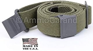 AmmoGarand Green Web Sling M1 Garand US GI Pattern Two Point OD Cotton