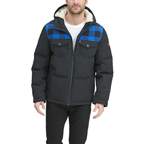 Image of Levi's Men's Performance Hooded Puffer Trucker Jacket (Regular & Big & Tall Sizes)
