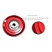 Kqcibz 73mm Universal Aluminum Lift Bearing Pulley Wheel Cable Fitness Gym Equipment for Climbing Camping Pulley, Red