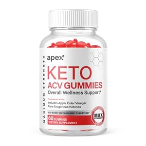 Apex Keto Gummies, Apex Keto ACV Gummies, Apex Keto Plus ACV Gummies (1 Pack)