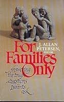 For Families Only 0842308792 Book Cover