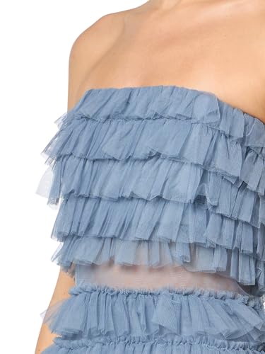 Image of Speechless Women's Sleeveless Maxi Ruffled Party Dress