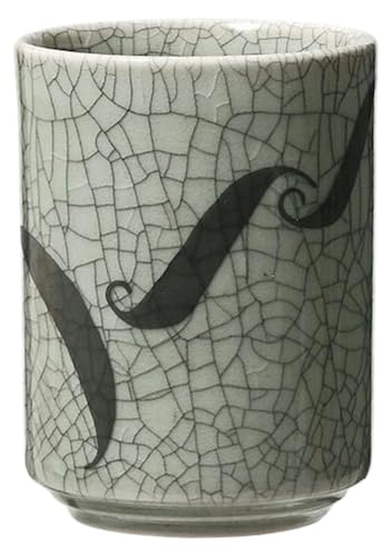 大堀相馬焼 松永窯 KACHI-UMA04 by北本浩一郎 二重湯呑み [07461-0141]