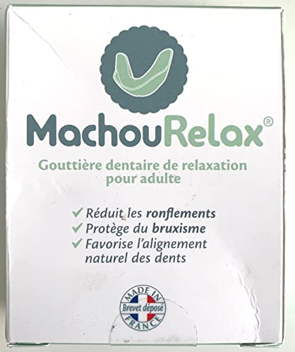 Machourelax gouttière dentaire relaxation adulte appareil protection dents nuit