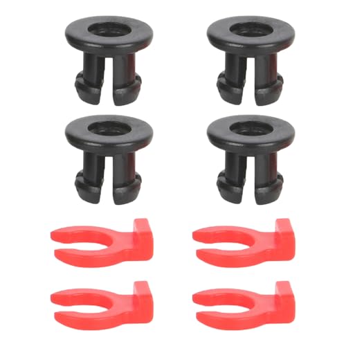 FONGKNOX 4CPS Professional Tube Clamp, Quick Connector Replacement Bowden Connector Red and Black Jaws Economical Pneuma