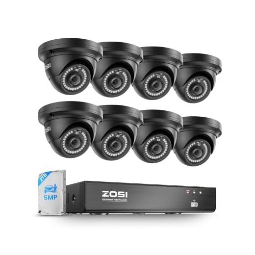 ZOSI 4K NVR and 5MP Dome Camera System