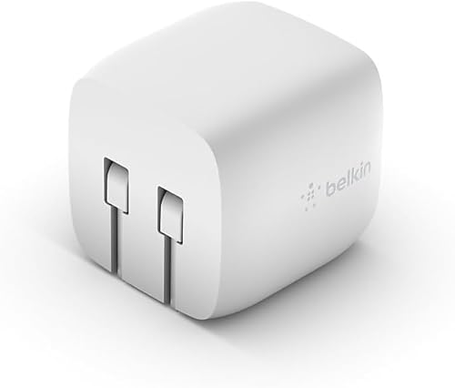 Miniatura 5 de Belkin Cargador de pared USB C de 30 W - Cable Lightning incluido - Entrega de energía GaN - Cargador para iPhone de carga rápida - Cargador USB C