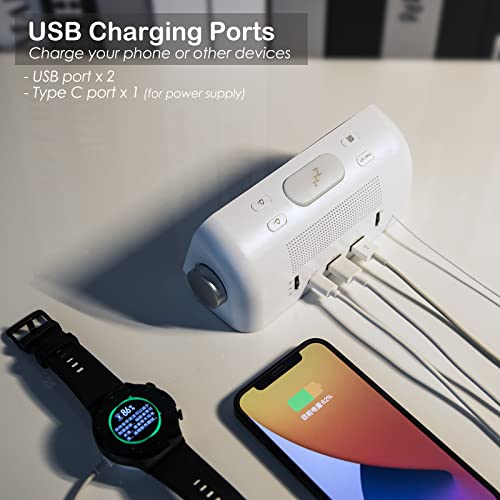 Kosumosu Alarm Clock Radio, Digital Clock Large Display 5.3” Lcd, 2 Alarms/Fm Radio/Night Light/Snooze/Usb Charging Port, Led Desk Clock For Bedroom Kitchen Living Room Kids Seniors #TOP3