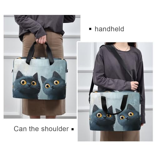 Funda para portátiles 15.6 pulg con diseño de gatos miniatura 2