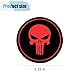 4PCS Skull Car Wheel Hub Center Cap Sticker, 2.2