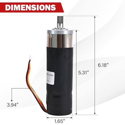 Image of 236575 RV in-Wall Slide-Out Motor Compatible with Lippert Schwintek Slide Out System, High-Torque 10mm IG-42 Motor Assembly | 300:1 Gear Ratio, 12V