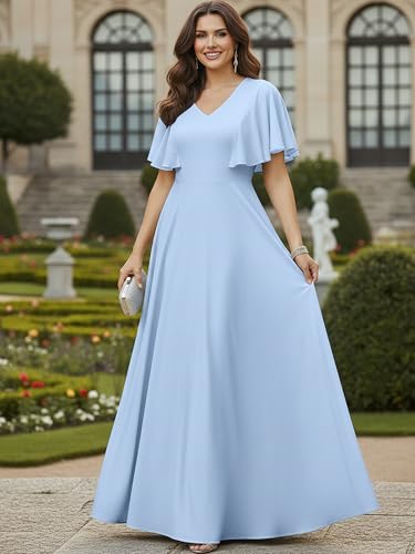 Image of KOH KOH Womens Long Elegant Bridesmaid Evening Cocktail Modest Maxi Dress