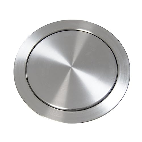 Couvercle de poubelle encastrable inox 304 pour éviter les odeurs et encombrements