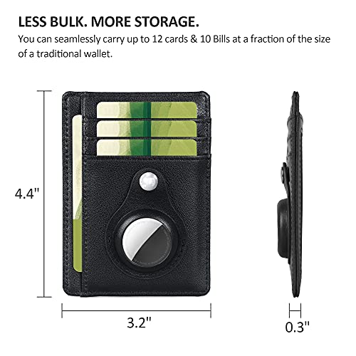 Befen Airtag Wallet For Men And Women, Befen Leather Slim Minimalist Rfid Blocking Wallets With Airtags Case Holder thumb #3