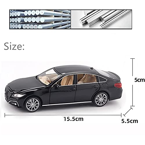 Image of DUWOL1:32 Scale Crown Car Exclusive Alloy Metal Pull Back Die-cast Car Model with Sound Light Toy for Kids Cars with Sound and Light