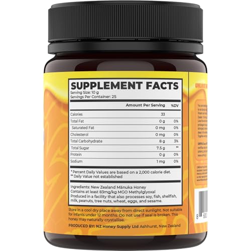 Miel Manuka 250g Frasco natural pura de Nueva Zelanda miniatura 2