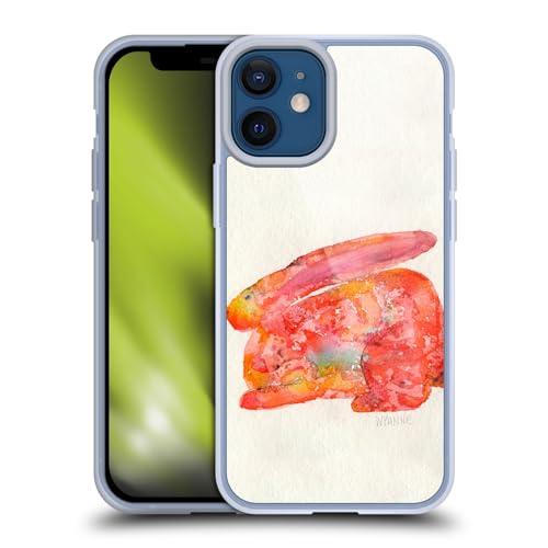 Coque iPhone 12 Mini Wyanne design lapin rouge pour votre quotidien coloré