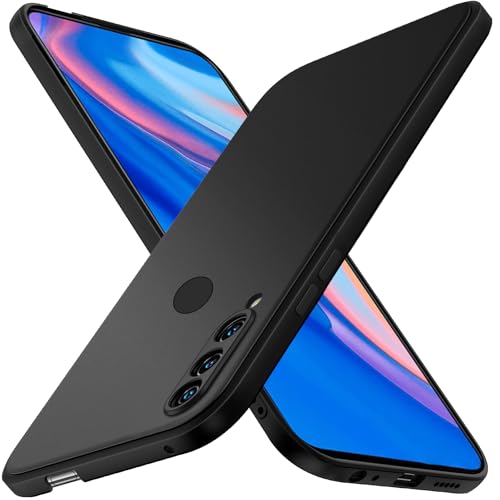 iVoler Cover in Silicone per Huawei P Smart Z/Honor 9X con Protezione Della Fotocamera, Ultra Sottile Custodia in TPU Morbida Anti-Graffio Antiurto Protettiva Case, Nero