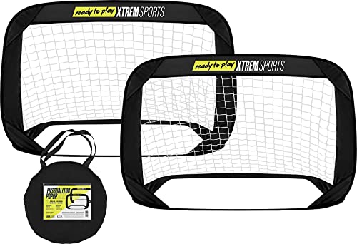 Buts de football pop-up 120x80 mini cage de foot transportable enfant
