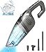 PGMDFKI Handheld Vacuum Cleaner, Powerful Suction,120W Powerful, Rechargeable Lightweight Wet/Dry, Portable Car Vacuum Cleaner for Home, Car and Pet Hair Cleaning (Gray&Black)